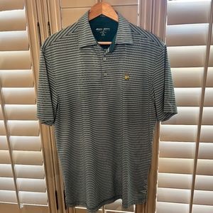 Men's Master's green polo, size Medium